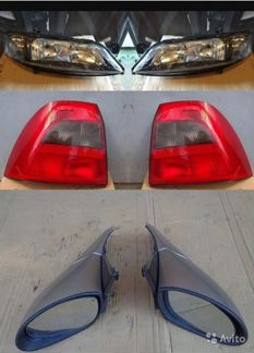 Фары фонари и зеркала для Опель Вектра Б 1995-2002