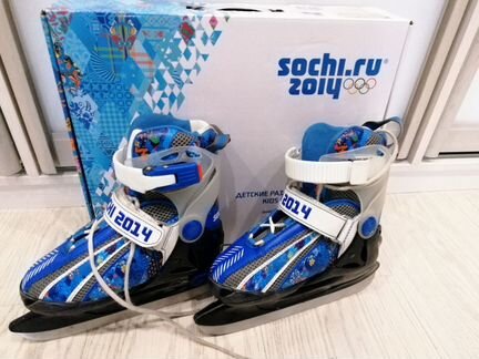 Коньки детские раздвижные Sochi2014