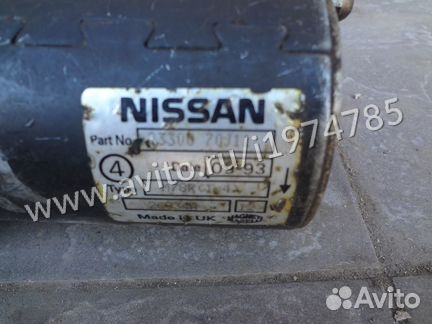 Стартер SR20 Nissan 23300-70J11