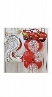 Воздушные гелиевые шары тачки