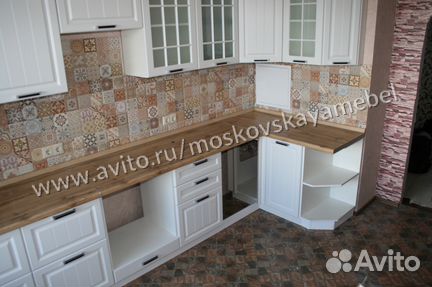 Кухня Прага Белое дерево