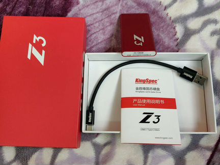 SSD KingSpec Z3 128gb type C