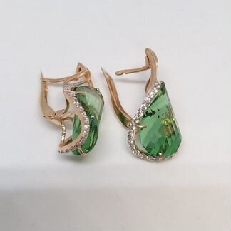 Золотые серьги