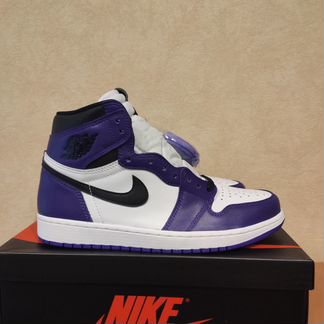 Jordan 1 Retro High Court Purple White 9.5 US