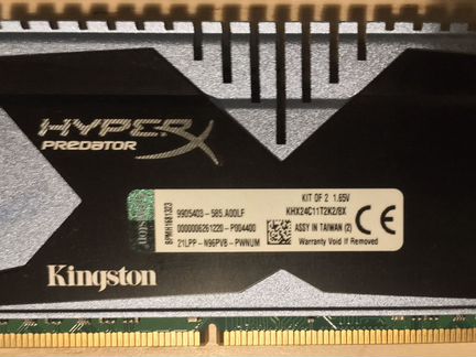 Оперативная память Kingston HyperX Predator 8 Гб