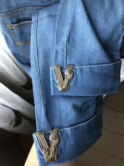 Джинсовые брюки Versace