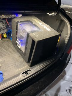 Сабвуфер Alpine SBG -1244BP