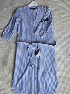 Платье рубашка xs
