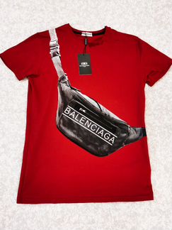 Футболка balenciaga с молнией