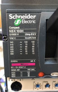 Автоматический выключатель SE Compact NSX 100H