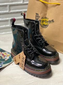 Ботинки женские высокие лакированные