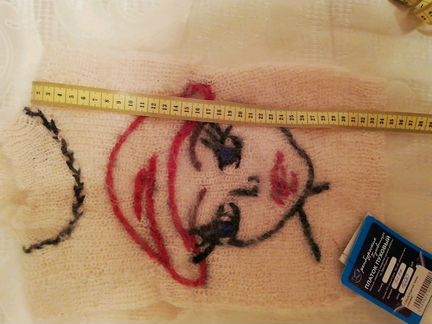 Тужурка (жилетка) ручной работы из козьего пуха р