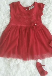 Красное платье для малышки