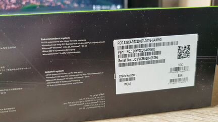 Asus ROG strix RTX2080TI-O11G-gamin