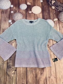 Нежный красивый и редкий свитер омбре из США M/L