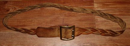 Ремень кожа. Винтаж из 70-х. фрг. Hand made