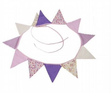 Гирлянда-флажки ситец