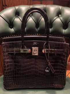 Сумка Herms Birkin 30 крокодил оригинал б/у
