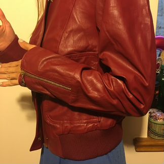 Куртка кожаная, Италия ‘’guarapo’’