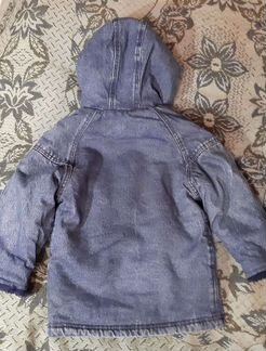 Джинсовая куртка на меху р. 24