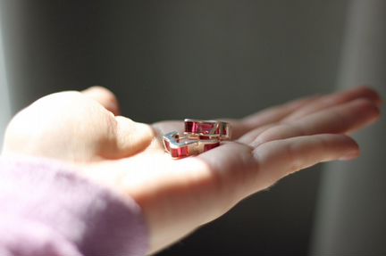 Серьги Серебро Франция