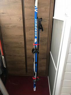 Лыжи 150 и ботинки 35p Nordway