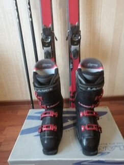Горные лыжи комплект (Fischer + Lange)