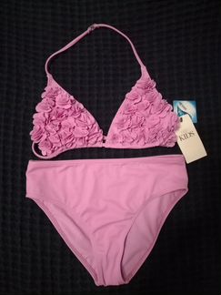 Новый раздельный купальник для девочки, 164 см