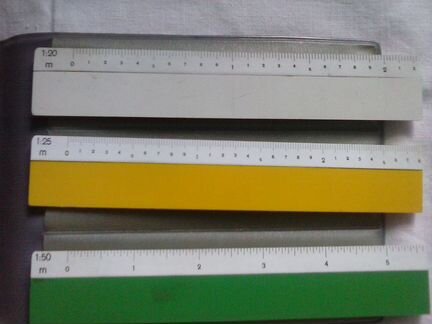 Набор масштабных линеек (6 шт.)