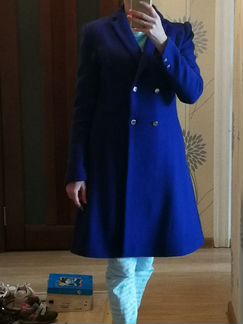 Васильковое пальто Love Republic