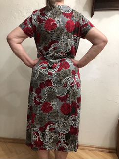 Платье-халат на пуговицах 2XL новое