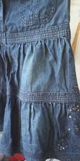 Юбка джинсовая