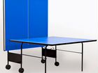 Всепогодный теннисный стол миз-пв, синий, для дачи