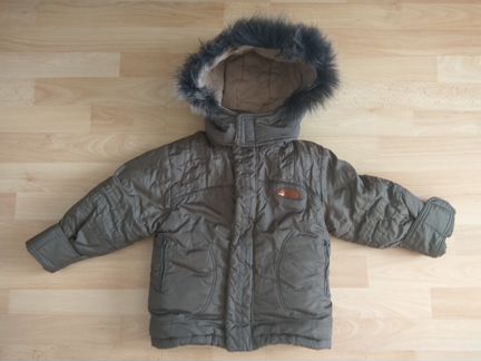 Теплая зимняя куртка на 2-3года + штаны в подарок