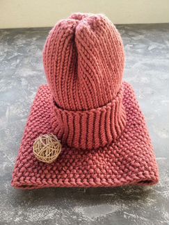 Комплект снуд шапка