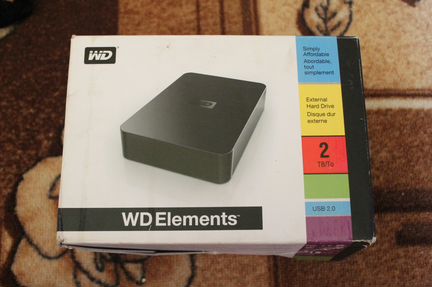 Жёсткий диск WD Elements 2Tb