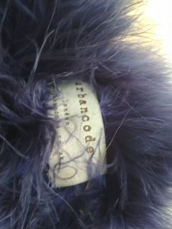 Наушники -натуральные страусиные перья