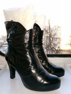 Ботильоны женские, натуральная кожа