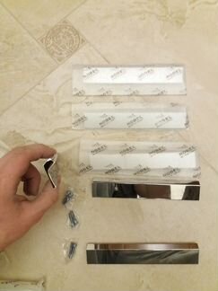 Ручки для шкафов. Новые. 6шт. 160мм. Nobel Турция