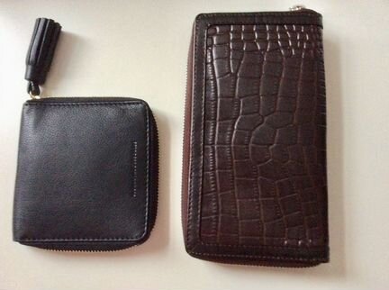 Кошелёк- портмоне натуральная кожа Global