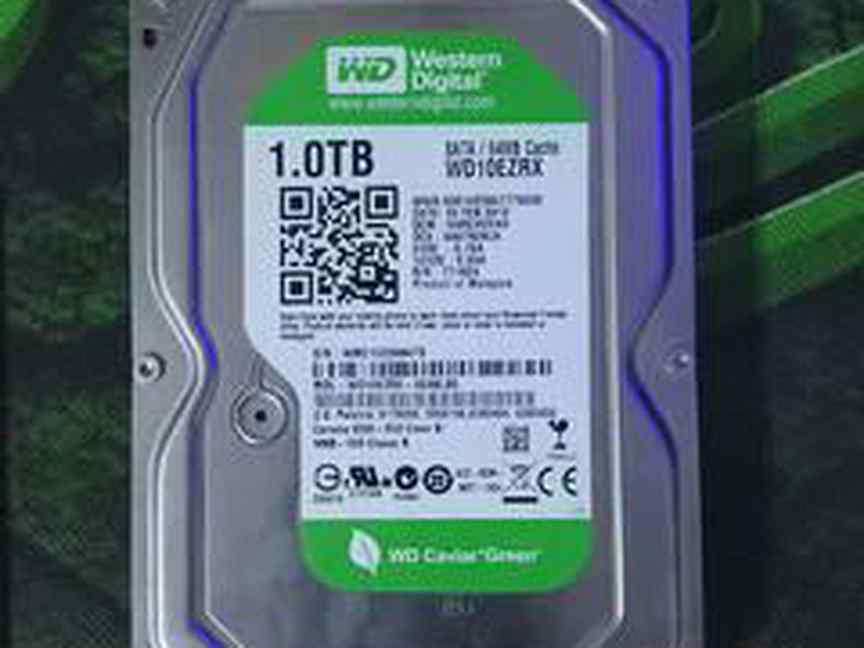 Жесткий диск на 1. Жесткий диск WD Green 1 TB. Wd10ezrx Green 1tb. Western Digital Green 1тб wd10ezrx. Жёсткий диск Western Digital 1 ТБ Green.