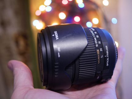 Со стабом nikon 18-125 3,5-5,6 3.8-5.6 OS HSM