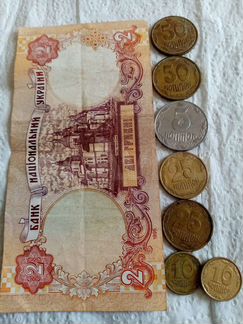 Украинская гривна и монеты