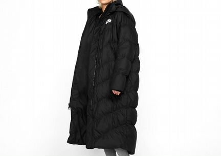 Пуховик новый длинный модной американской марки