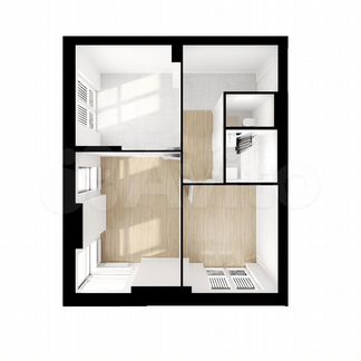 2-к квартира, 52.8 м², 7/13 эт.
