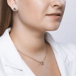 Серьги из золота с бриллиантами