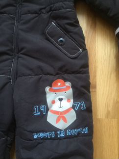 Новый комбинезон Baby Club и шапка Adidas