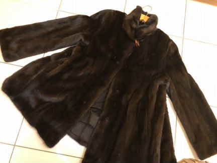 Шуба норка орех