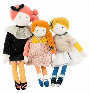 Французская кукла Moulin Roty с сумкой в комплекте