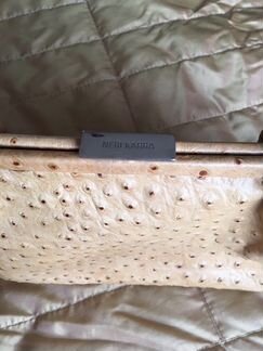 Сумка из страусиной кожи Neri Karra